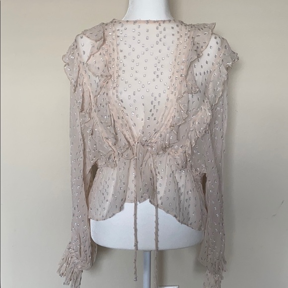 H&M Tops - H&M Boho Ruffle Top